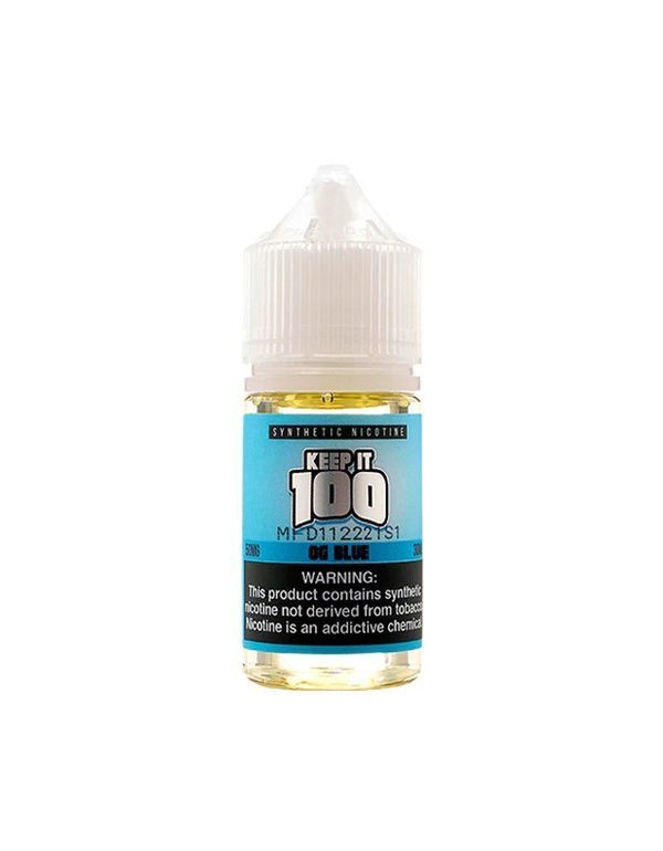 OG Blue Keep It 100 TFN Salt Nic E-Juice 30ml