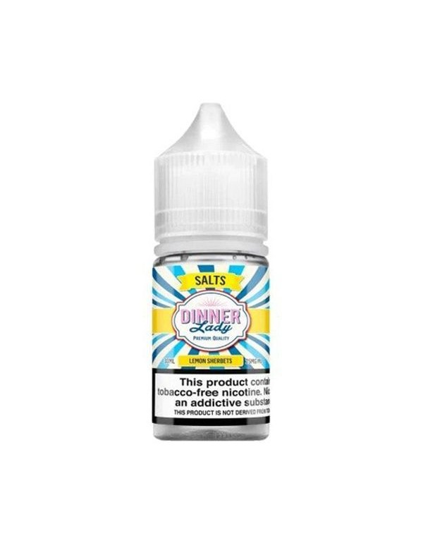 Lemon Sherbets Dinner Lady TFN Salt Nic E-Juice 30...