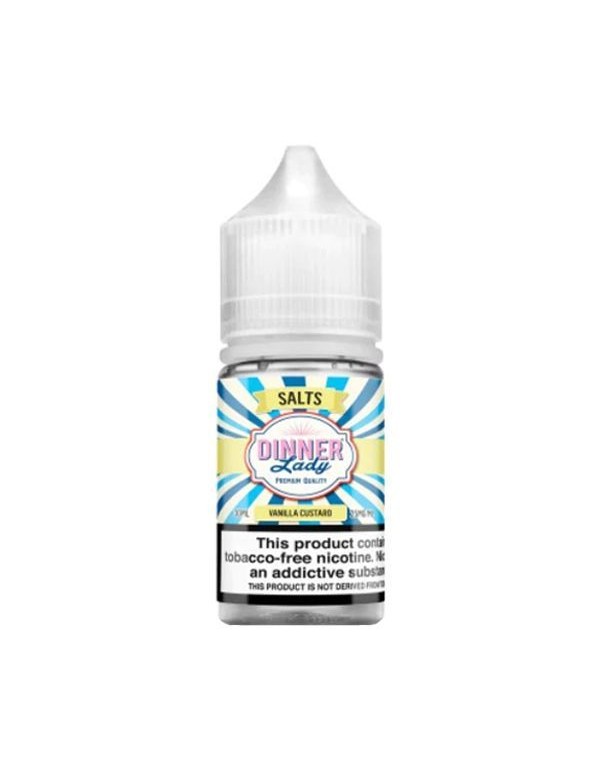 Vanilla Custard Dinner Lady TFN Salt Nic E-Juice 3...