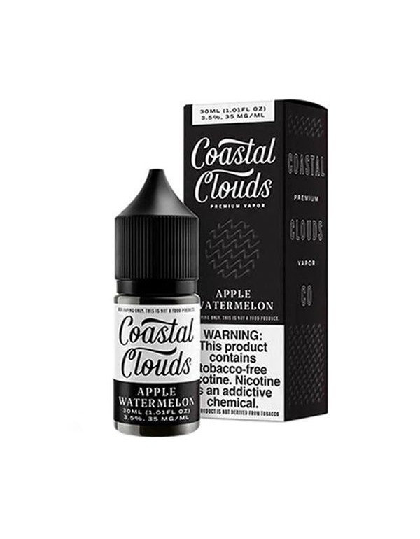 Apple Watermelon Coastal Clouds TFN Salt Nic E-Juice 30ml