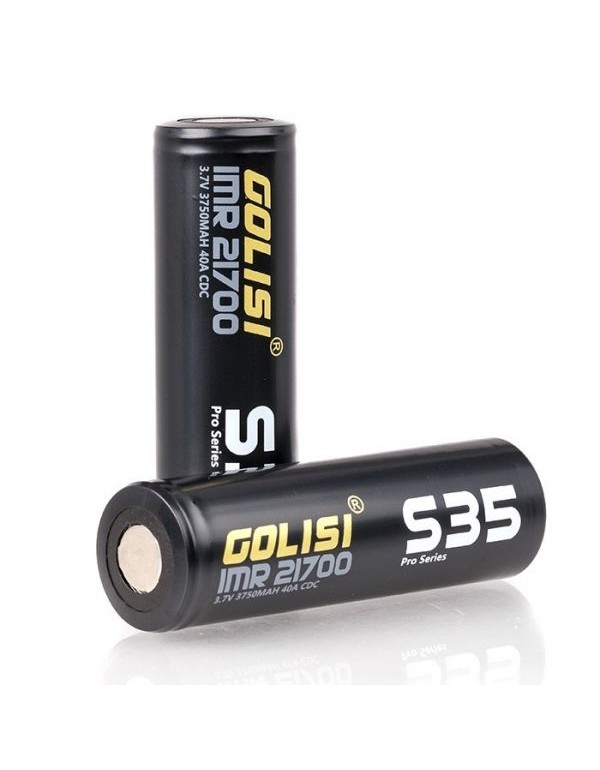 Golisi S35 IMR 21700 3750mAh 40A Battery: 2-Pack