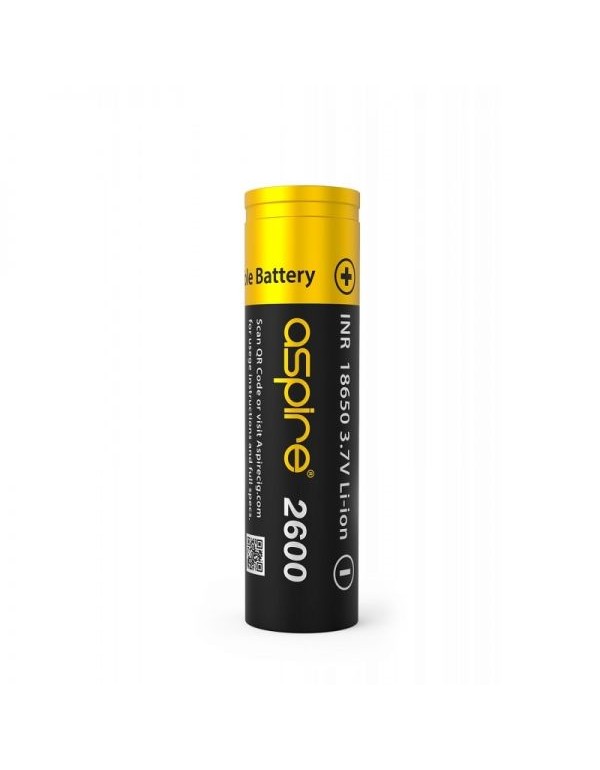 Aspire INR 18650 Li-ion Battery 2600 mAh  3.7V