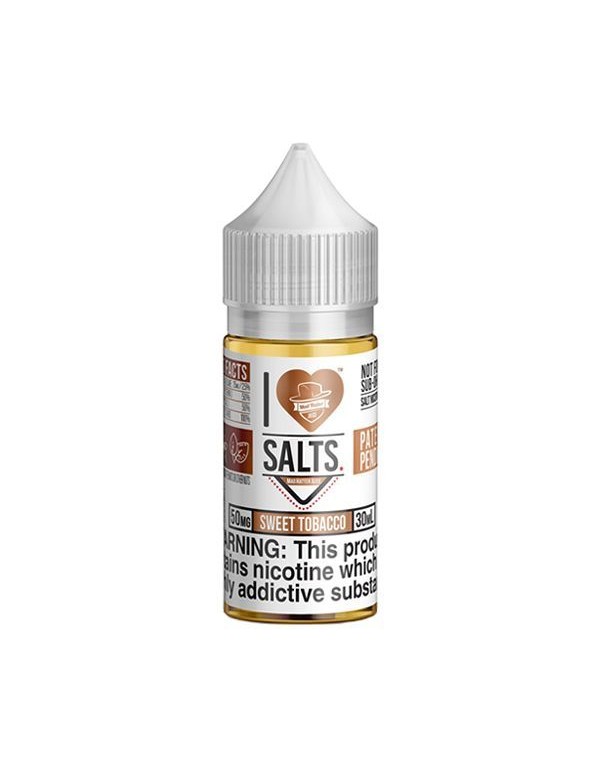 Sweet Tobacco I Love Salts Mad Hatter Juice TFN Salt Nic E-Juice 30ml