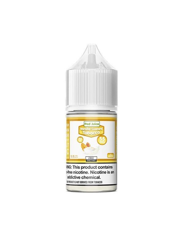 Vanilla Custard Tobacco Pod Juice TFN Salt Nic E-Juice 30ml