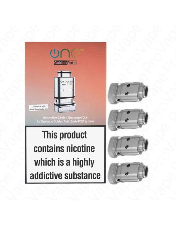 OneVape Golden Ratio Replacement Coils 4PCS