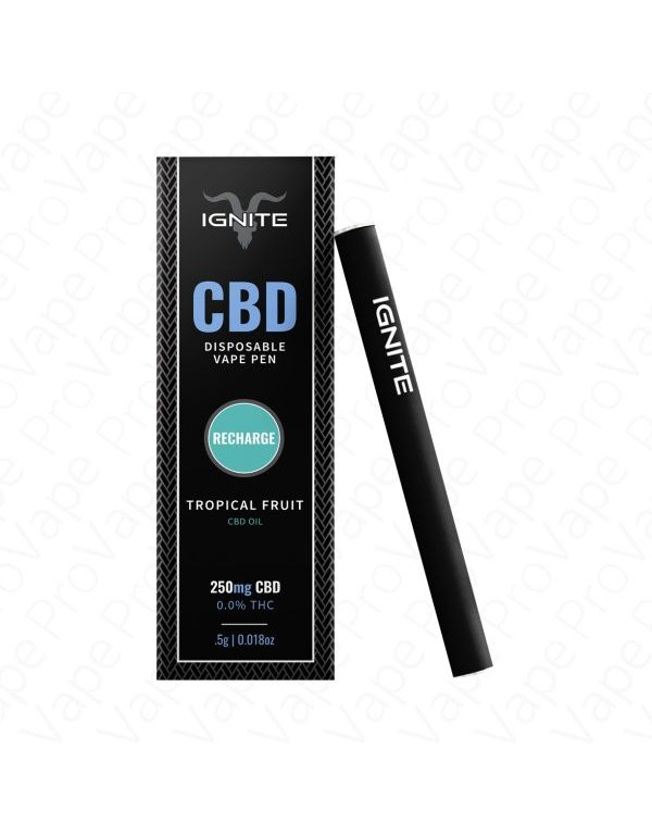 Recharge Tropical Fruit CBD Ignite 250mg