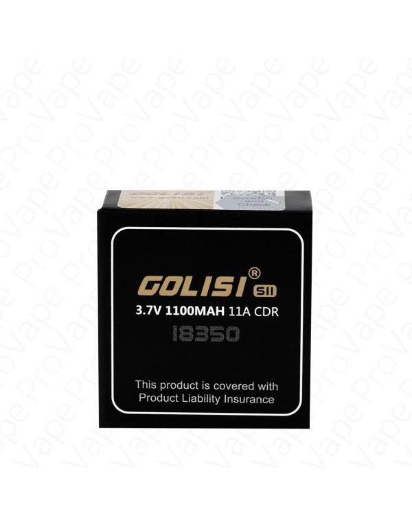 Golisi SII 18350 1100mAh 11A Rechargeable Battery 2PCS
