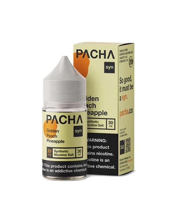 Golden Peach Pineapple Pachamama TFN Salt Nic E-Ju...