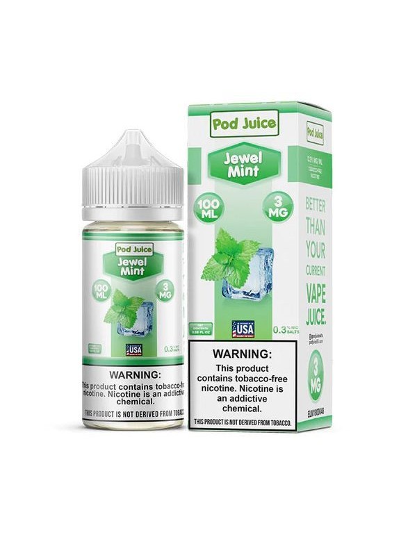 Jewel Mint Pod Juice TFN E-Juice 100ml