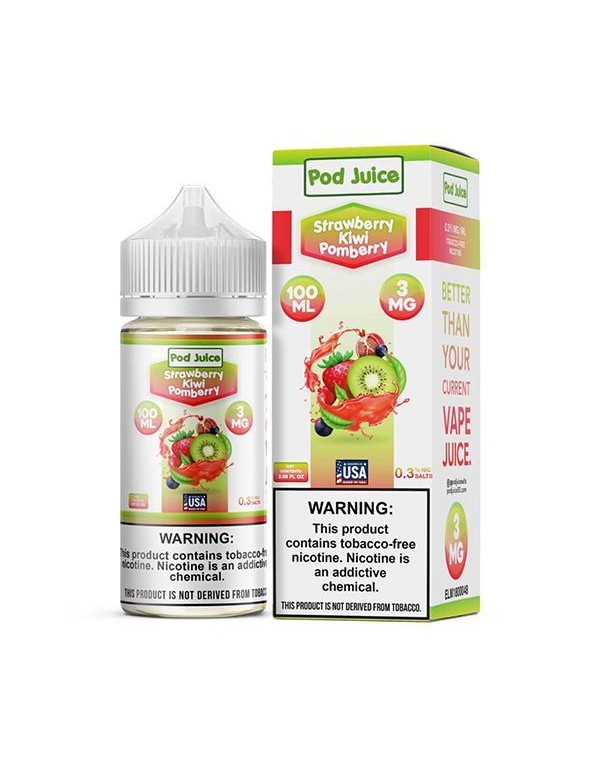 Strawberry Kiwi Pomberry Pod Juice TFN E-Juice 100ml