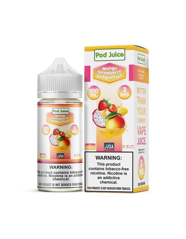 Mango Strawberry Dragonfruit Pod Juice TFN E-Juice...