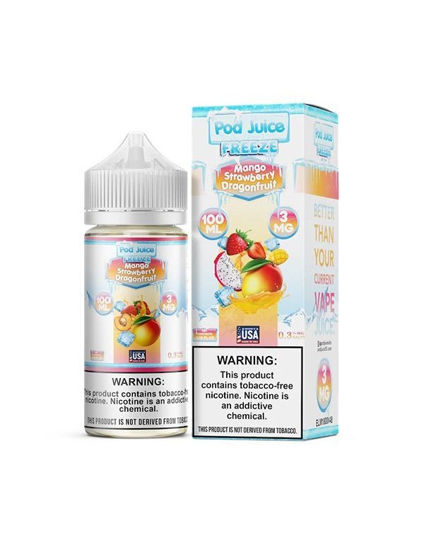 Mango Strawberry Dragonfruit Freeze Pod Juice TFN E-Juice 100ml