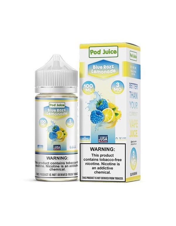 Blue Razz Lemonade Pod Juice TFN E-Juice 100ml