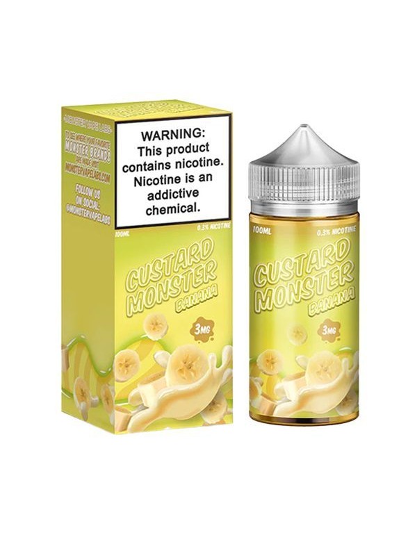 Banana Custard Monster E-Juice 100ml