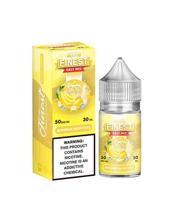 Banana Menthol The Finest Salt Nic E-Juice 30ml