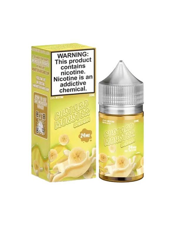 Banana Custard Monster Salt Nic E-Juice 30ml