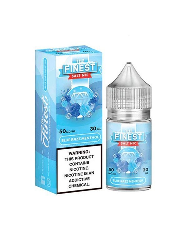 Blue Razz Menthol The Finest Salt Nic E-Juice 30ml