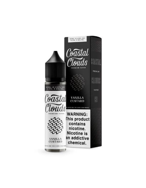 Vanilla Custard Coastal Clouds TFN E-Juice 60ml