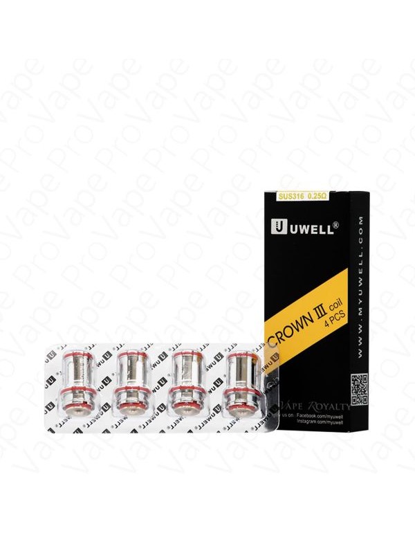 UWELL Crown III (3) Replacement Coils 4PCS
