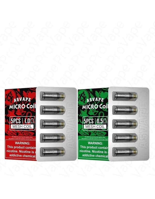 Asvape Micro Replacement Coils 5PCS