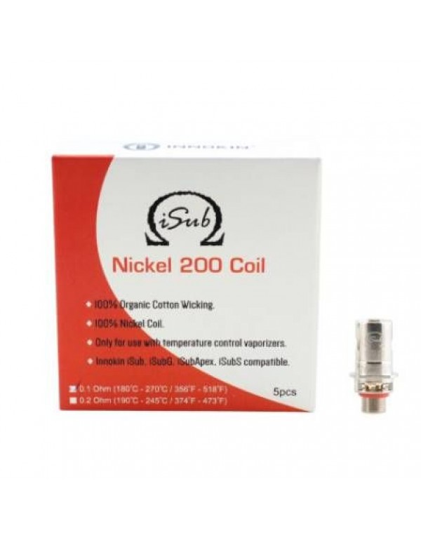 Innokin iSub Nickel 200 Replacement Coils 5PCS