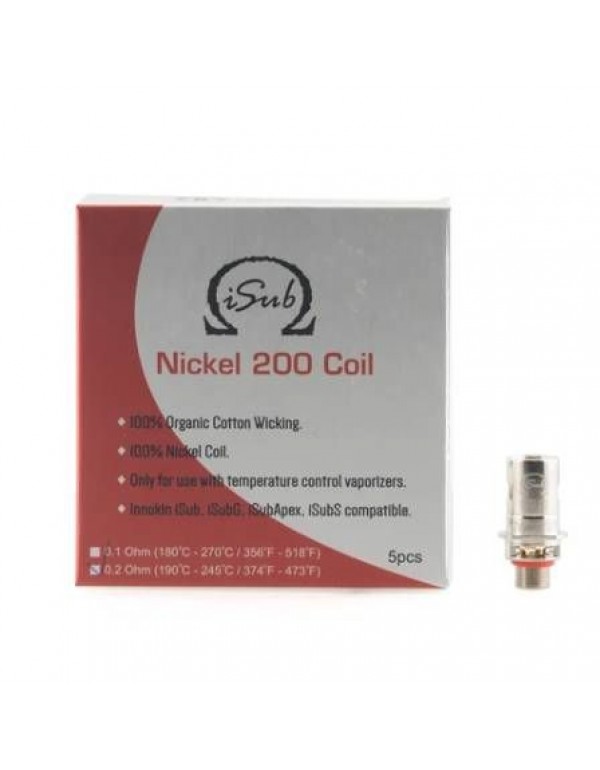 Innokin iSub Nickel 200 Replacement Coils 5PCS