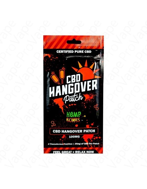 CBD Hangover Patch Hemp Bombs 4x 25mg