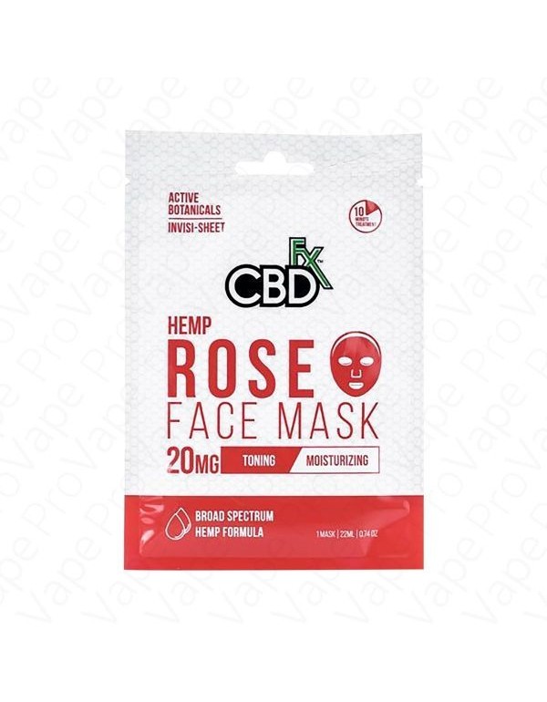 Hemp Rose Face Mask CBD FX