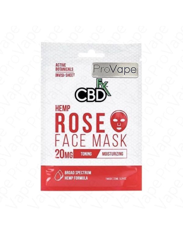 Hemp Rose Face Mask CBD FX