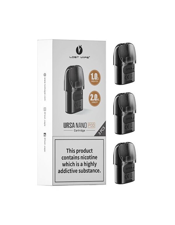 Lost Vape Ursa Nano Replacement Pod 3PCS